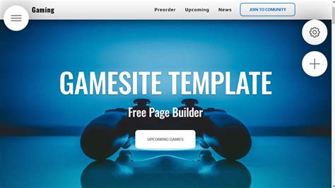 game website maker|free gaming website builder.